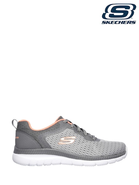 Skechers Grey Womens Bountiful Quick Path Trainers (AE6152) | £55