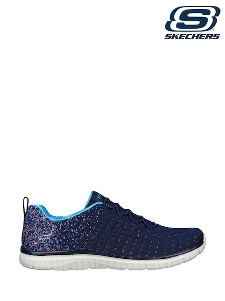Skechers Blue Womens Virtue Trainers (AE6176) | £65