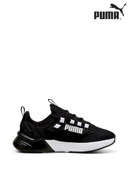 Puma Black Boys Retaliate 3 Running Shoes (AE6270) | £40