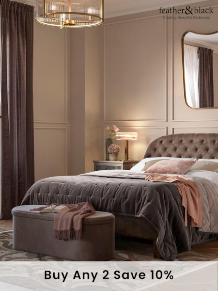 Feather & Black Chocolate Pill Blanket Box (AE6332) | £250