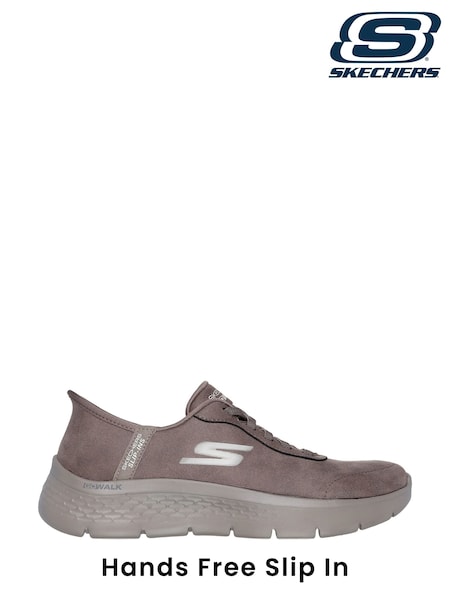 Skechers Brown Go Walk Flex Mali Slip In Trainers (AE6344) | £79