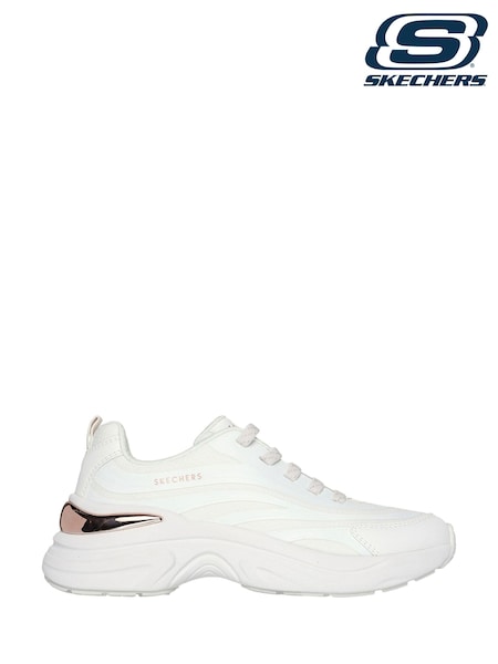 Skechers White Hazel Step N Flow Trainers (AE6411) | £74