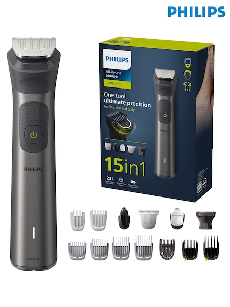 Philips Series 7000, 15-in-1 Multi Grooming Trimmer for Face, Head, and Body - MG7940/15 (AE7038) | £65
