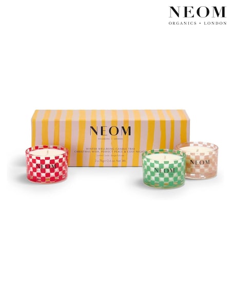 NEOM Winter Wellbeing Candle Trio Gift Set (Worth £60) (AE7227) | £48