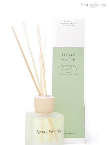 AromaWorks Light Range - Lemongrass & Bergamot Reed Diffuser 100ml