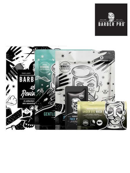 BARBER PRO Skin Revival Face Mask Set (AE7805) | £12