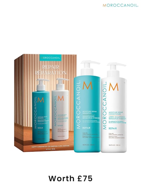 Moroccanoil Moisture Repair Shampoo and Conditioner Duo 500ml (Worth £75) (AE8295) | £45