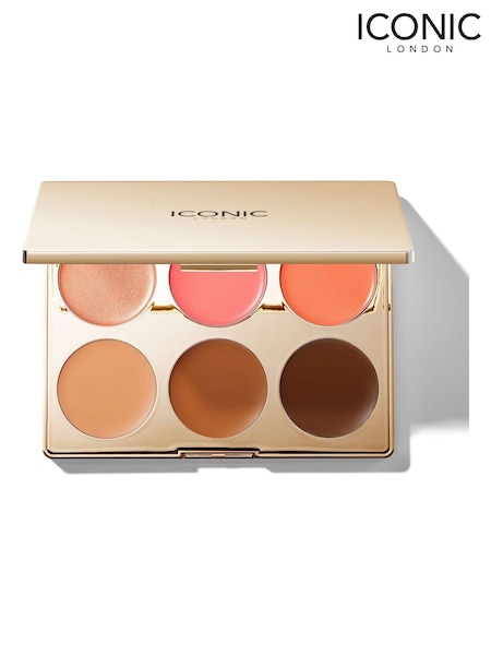ICONIC London Multi Use Cream Blush Bronze and Highlight Palette (AE8297) | £38