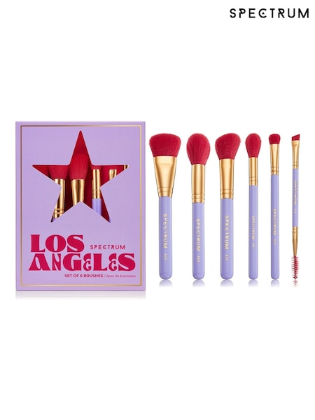 Spectrum Collections Los Angeles Travel Book Makeup Brush Set (AE8696) | £35
