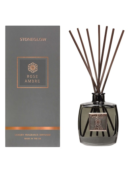 Stoneglow Rose Ambre Metallique Reed Diffuser 200ml (AE8699) | £45