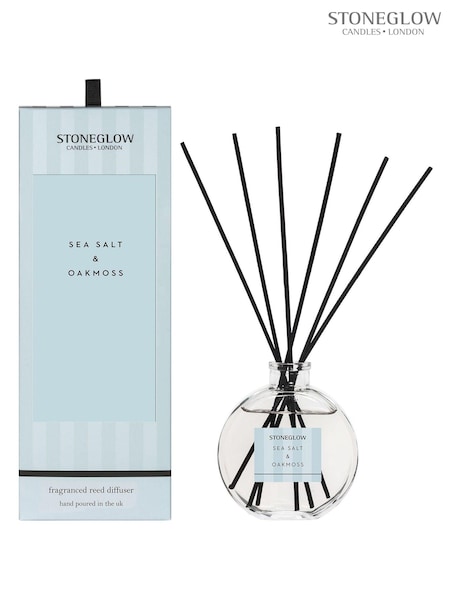 Stoneglow Blue 120ml Modern Classics Sea Salt and Oakmoss Reed Diffuser (AE8701) | £24
