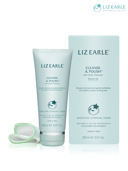 Liz Earle Cleanse & Polish™ Hot Cloth Cleanser 200ml Tube Starter Pack (AE8919) | £33