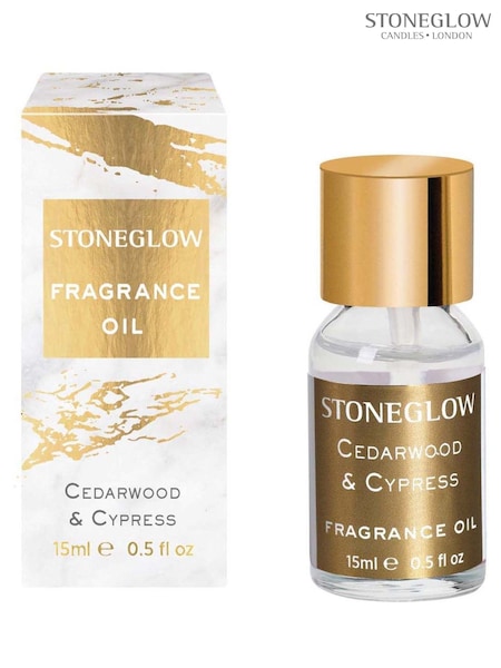 Stoneglow White Luna Cedarwood & Cypress Fragrance Oil 15ml (AE8959) | £12