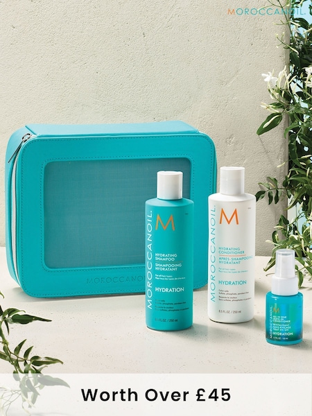 Moroccanoil Hydrating Shampoo and Conditioner Haircare Set with Free All In One Leave In Conditioner (worth over £45) (AE9046) | £36