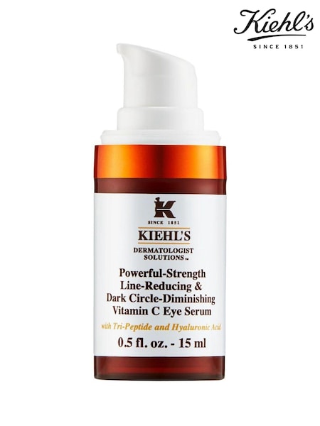 Kiehls Powerful Strength Line Reducing and Dark Circle Diminishing Vitamin C Eye Serum 15ml (AF0169) | £47
