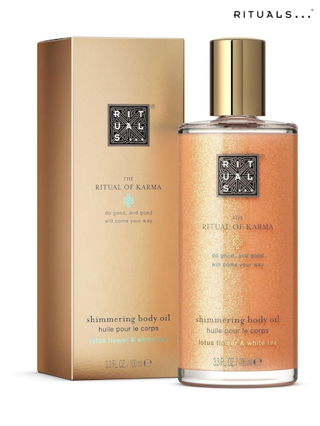 Rituals The Ritual of Karma Shimmering Body Oil 100ml (AF0208) | £25