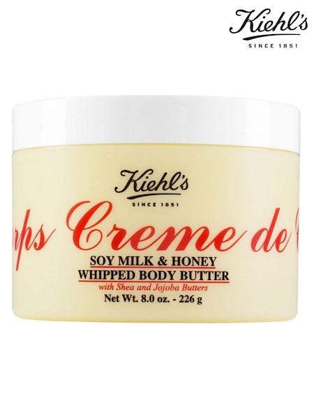 Kiehls Creme de Corps Soy Milk & Honey Whipped Body Butter 226g (AF0228) | £46