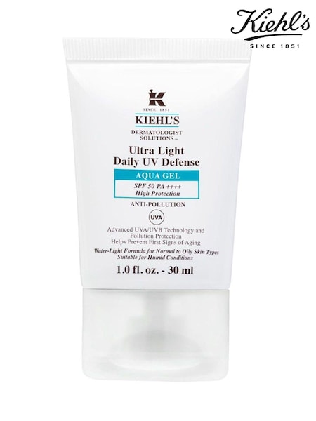 Kiehls Ultra Light Daily UV Defense Aqua Gel SPF 50 60ml 30ml (AF0282) | £34