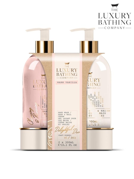 The Luxury Bathing Company Warm Vanilla Delightful Duo Set (AF0462) | £11