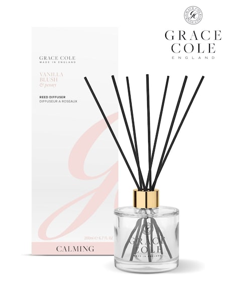 Grace Cole Vanilla Blush Peony Diffuser (AF0486) | £30