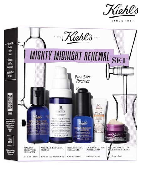 Kiehls Midnight Renewal Skincare Gift Set (AF1222) | £92