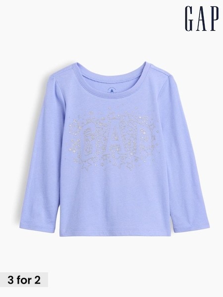 Blue Stars - Gap Logo Short Sleeve T-shirt (6mths-5yrs)