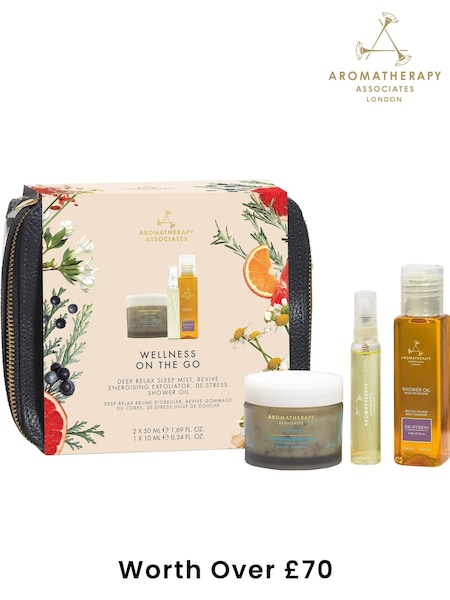 Aromatherapy Associates Wellness on the Go Kit ( Worth Value £70.50) (AF4728) | £45