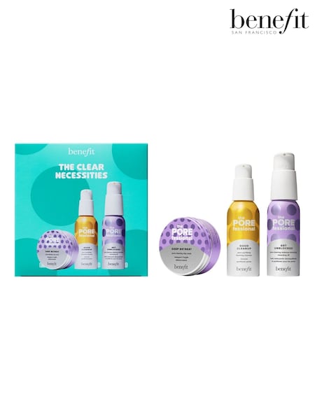 Benefit The Clear Necessities Pore Care Trial Set (Worth Over £49) (AF4982) | £36.50