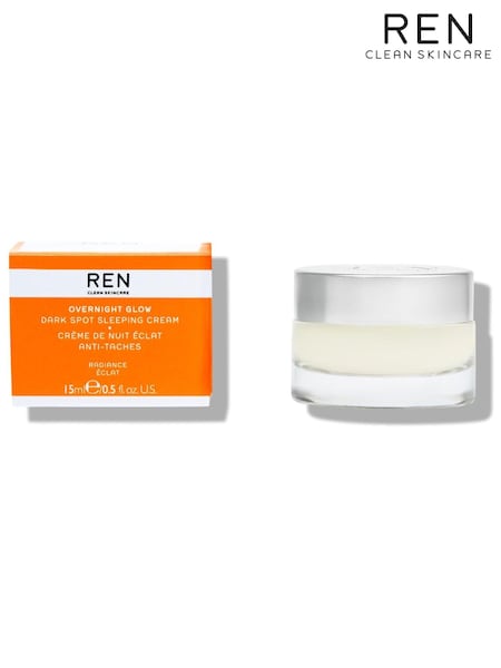 REN Overnight Glow Dark Spot Sleeping Cream 15ml (AF5740) | £17
