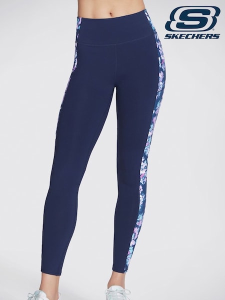 Skechers Blue GOWALK Misty Floral Leggings (AF6022) | £49
