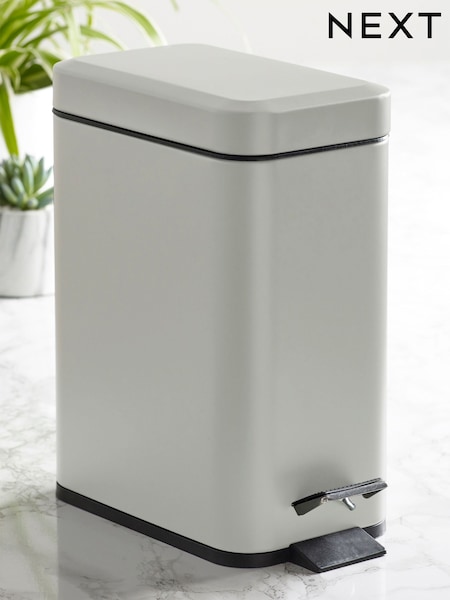 Light Grey Soft Close Pedal 5 Litre Bin (AF6728) | £16