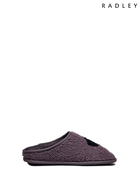 Radley Super Cosy 2.0 Embroidered Slippers (AF7056) | £50