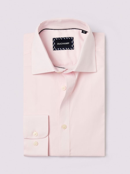 Duchamp Mens Poplin Stretch Shirt (AF7098) | £79