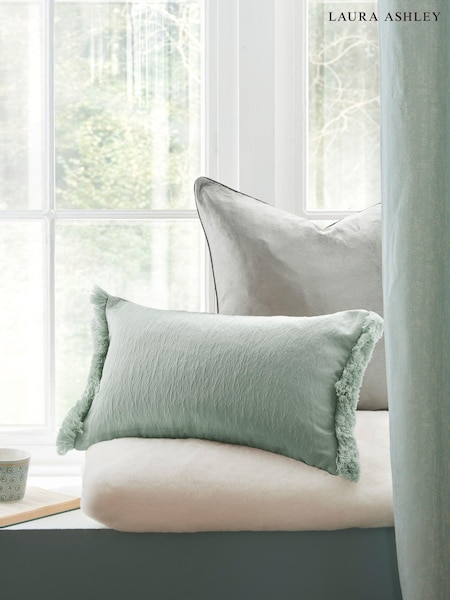 Laura Ashley Sage Green Carys Cushion (AF7256) | £48