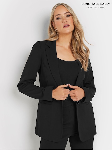 Long Tall Sally Black Stretch Tailored Blazer (AF7333) | £54