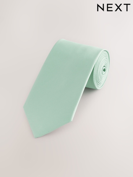 Sage Green Textured Tie (AF8340) | £10