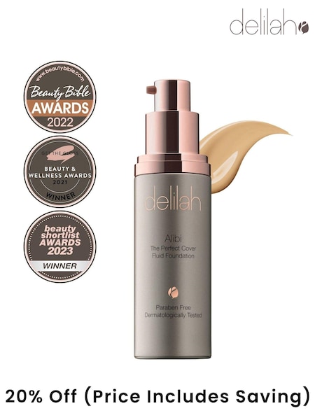 Delilah ALIBI The Perfect Cover Fluid Foundation (AF8804) | £32