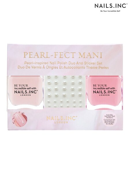 NAILS INC Pearlfect Mani Nail Polish Duo (AG0074) | £16