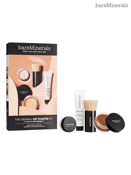 Warm Deep - Bareminerals The Original Get Started Kit Mineral Makeup Set 4 Piece