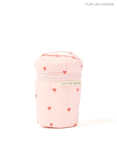 Sweet Pink Hearts - The Flat Lay Co. To-go Case Cosmetic Bag