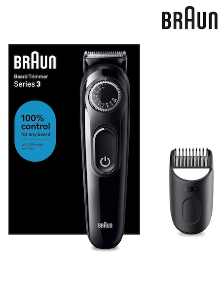 Braun Beard Trimmer Series 3 BT3400 For Men With 50min Runtime (AG1265) | £23