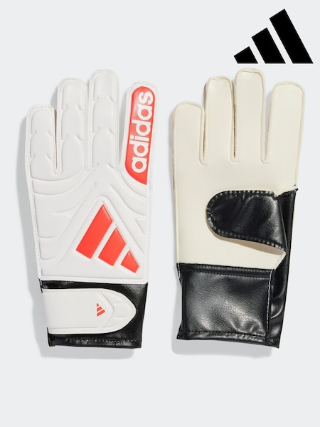 adidas White Kids Copa Club Goalkeeper Gloves (AG1917) | £13