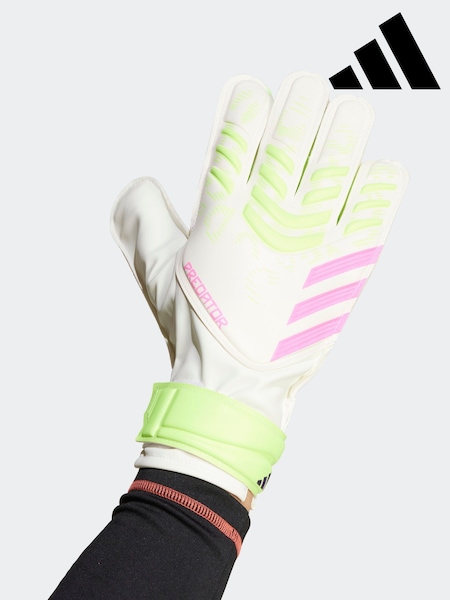 adidas White Predator Training Goalkeeper Gloves (AG1920) | £25