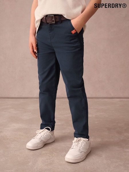 Superdry Navy Chino Trousers (AG2072) | £26 - £30
