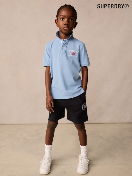 Superdry Blue Embroidery Polo Set (AG2092) | £29 - £35