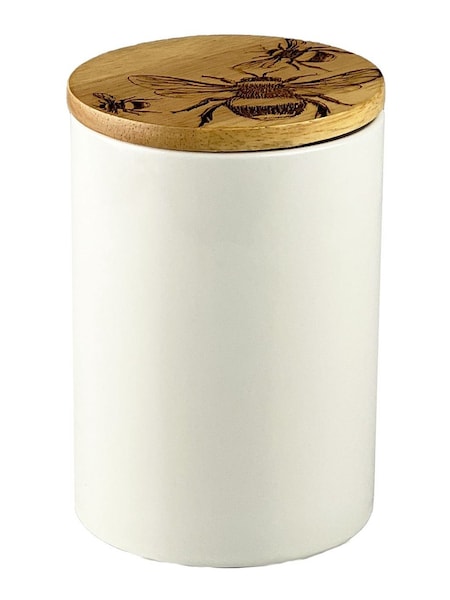 Selbrae House White Small Bee Storage Jar (AG2756) | £22