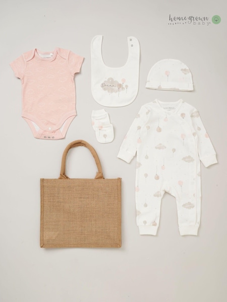 Homegrown Baby Printed Gift Set 5 Piece (AG2843) | £28