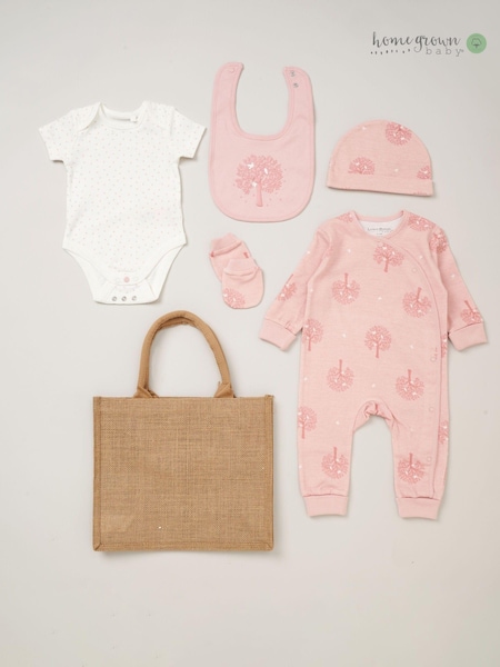 Homegrown Baby Printed Gift Set 5 Piece (AG2845) | £28