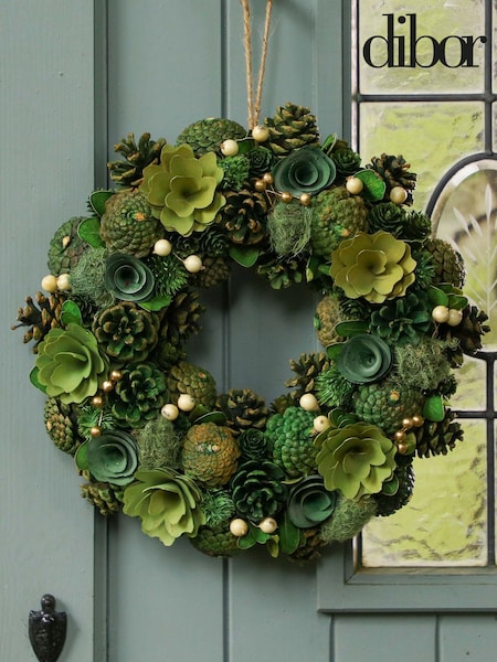 Dibor Green Hemlock Grove Wreath (AG2853) | £28