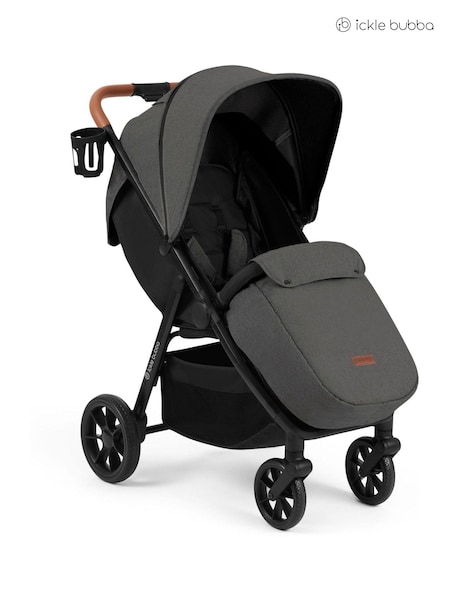 Ickle Bubba Charcoal Grey Stomp Stride Max Stroller (AG3091) | £239